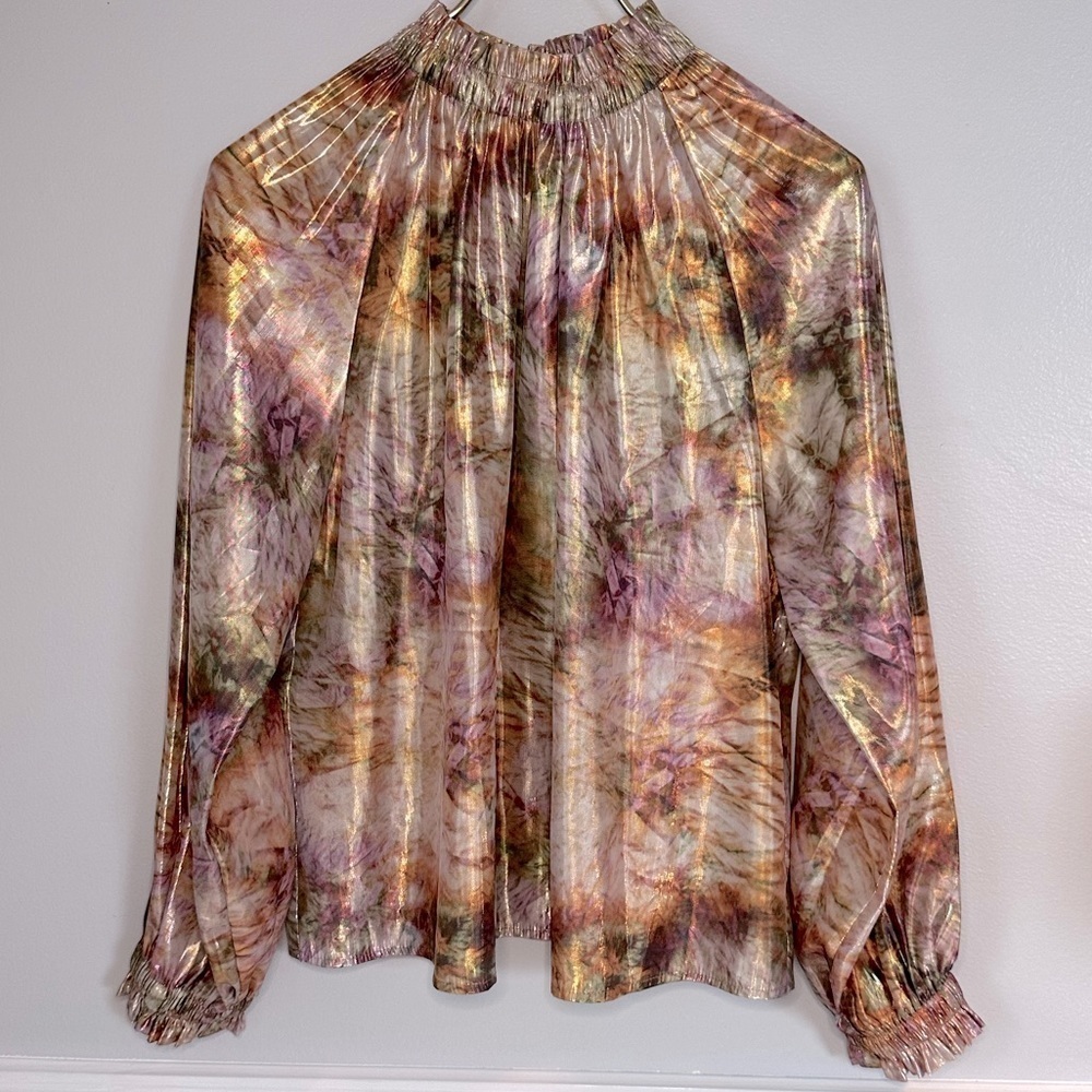 Marie Oliver June Silk Blend Blouse Medium
